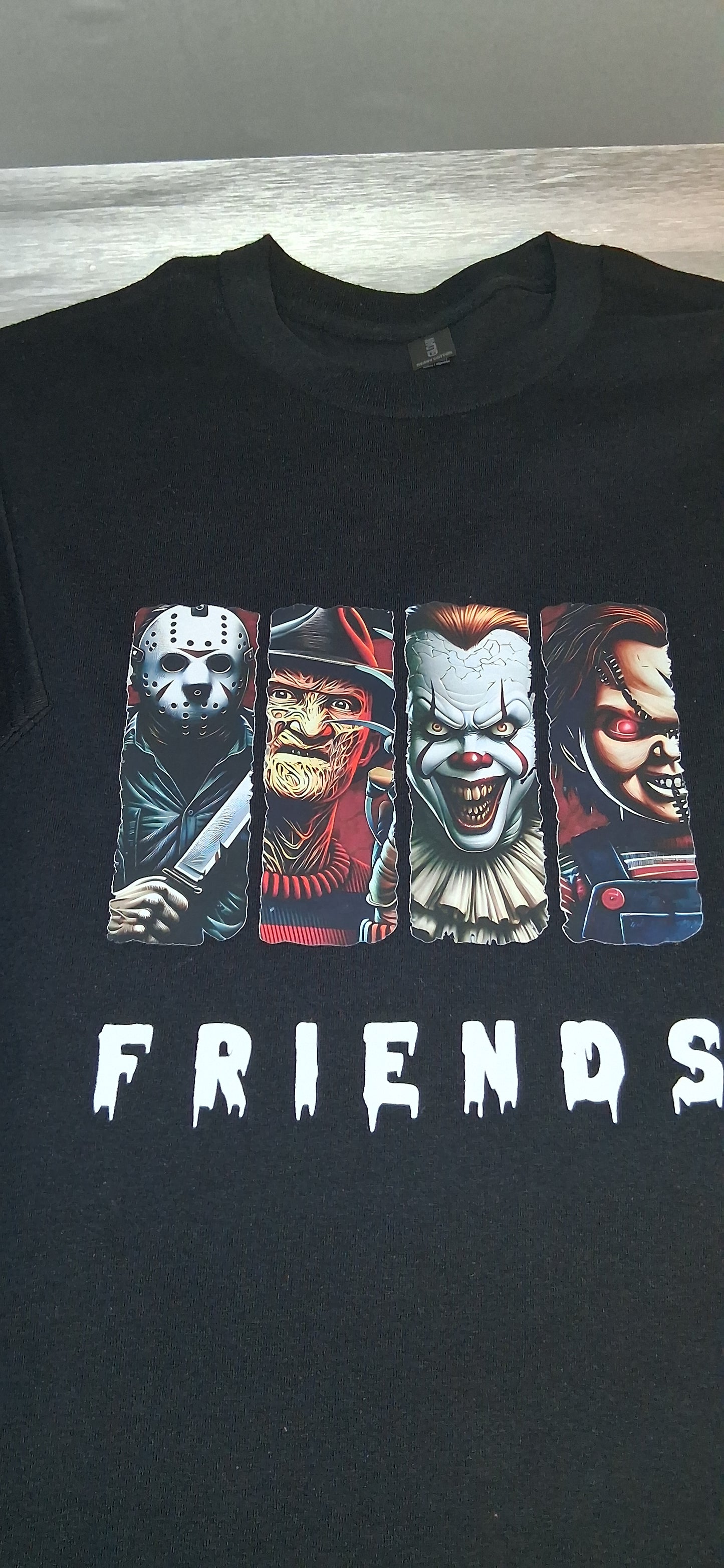 horror friends fun shirt
