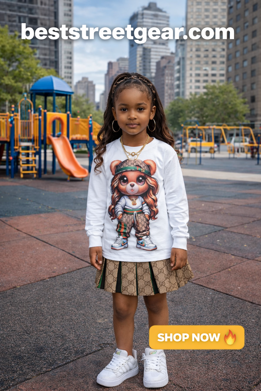 Gucci Bear Kids Tee