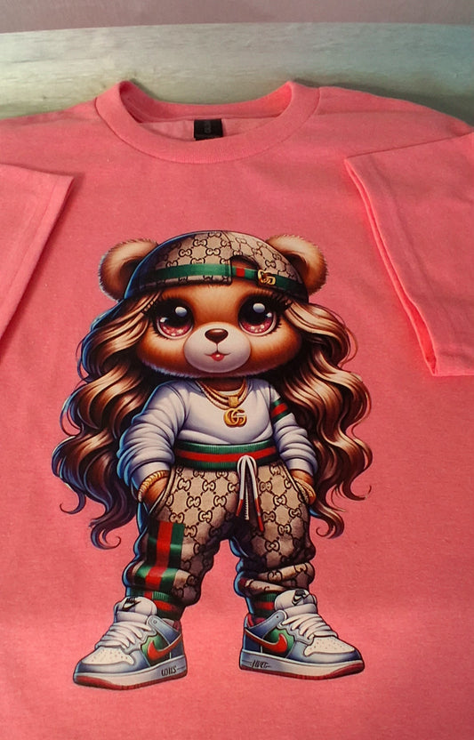 Ladies Gucci Bear tee