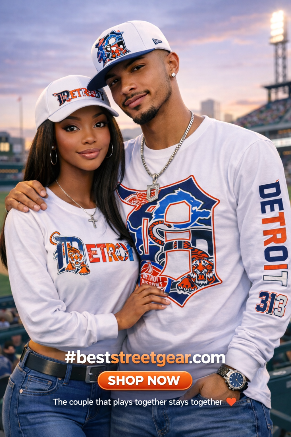 Couple's City Tee's set