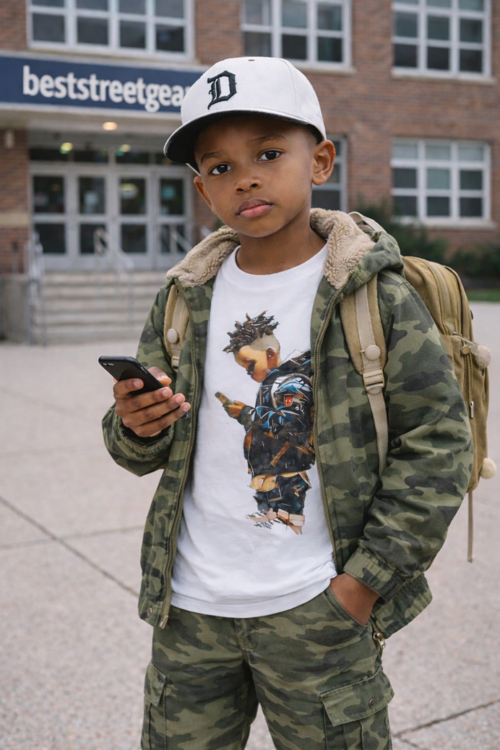 young confident tee