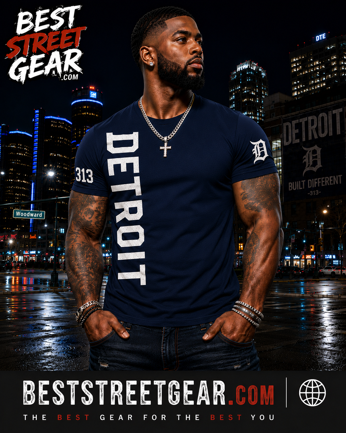 Navy Blue Tee