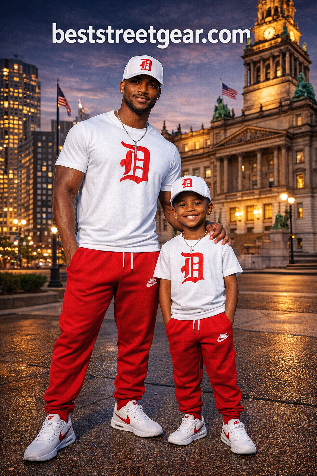 Red D tee