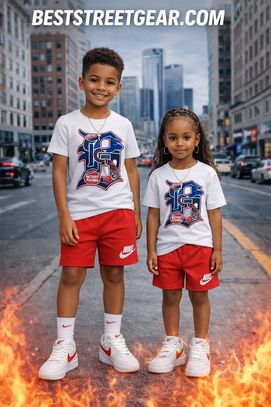 Detroit sport team kids tees