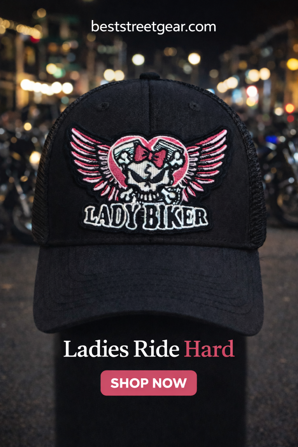 Lady Biker Cap
