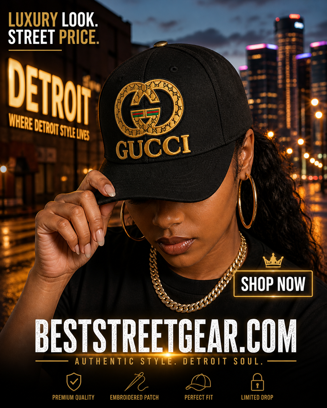 Gucci inspired cap