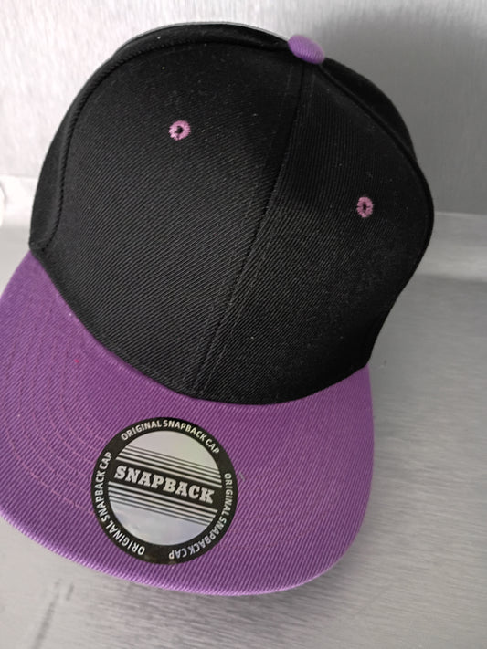 Lavender & Black Snapback